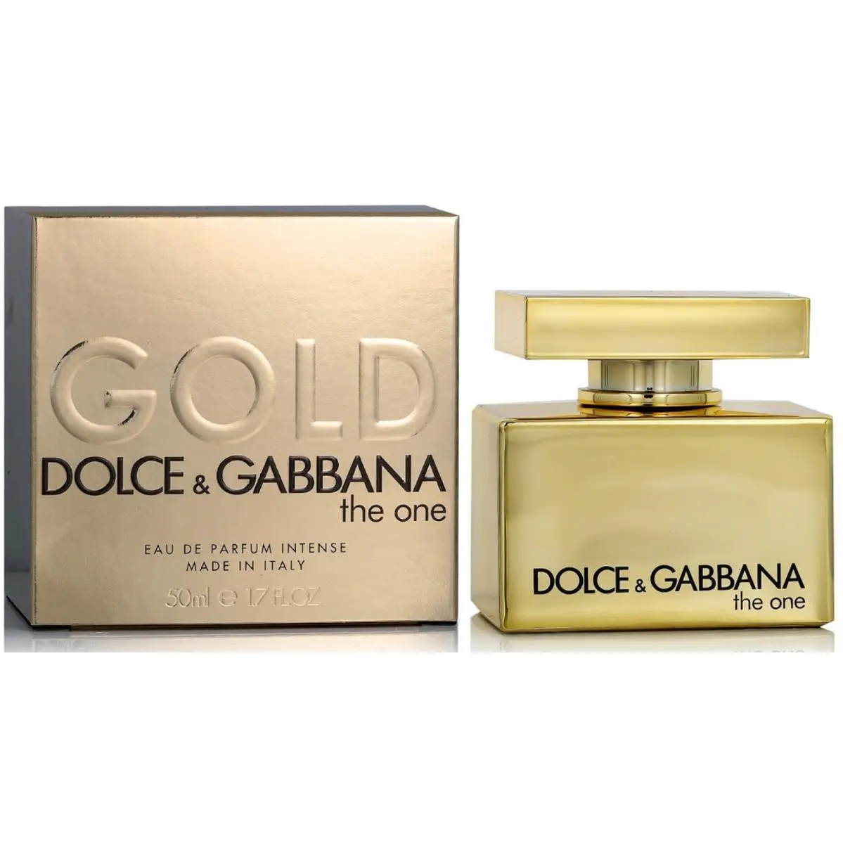 Dolce Gabbana The One Gold 1.7oz Men`s Eau de Parfum Intense