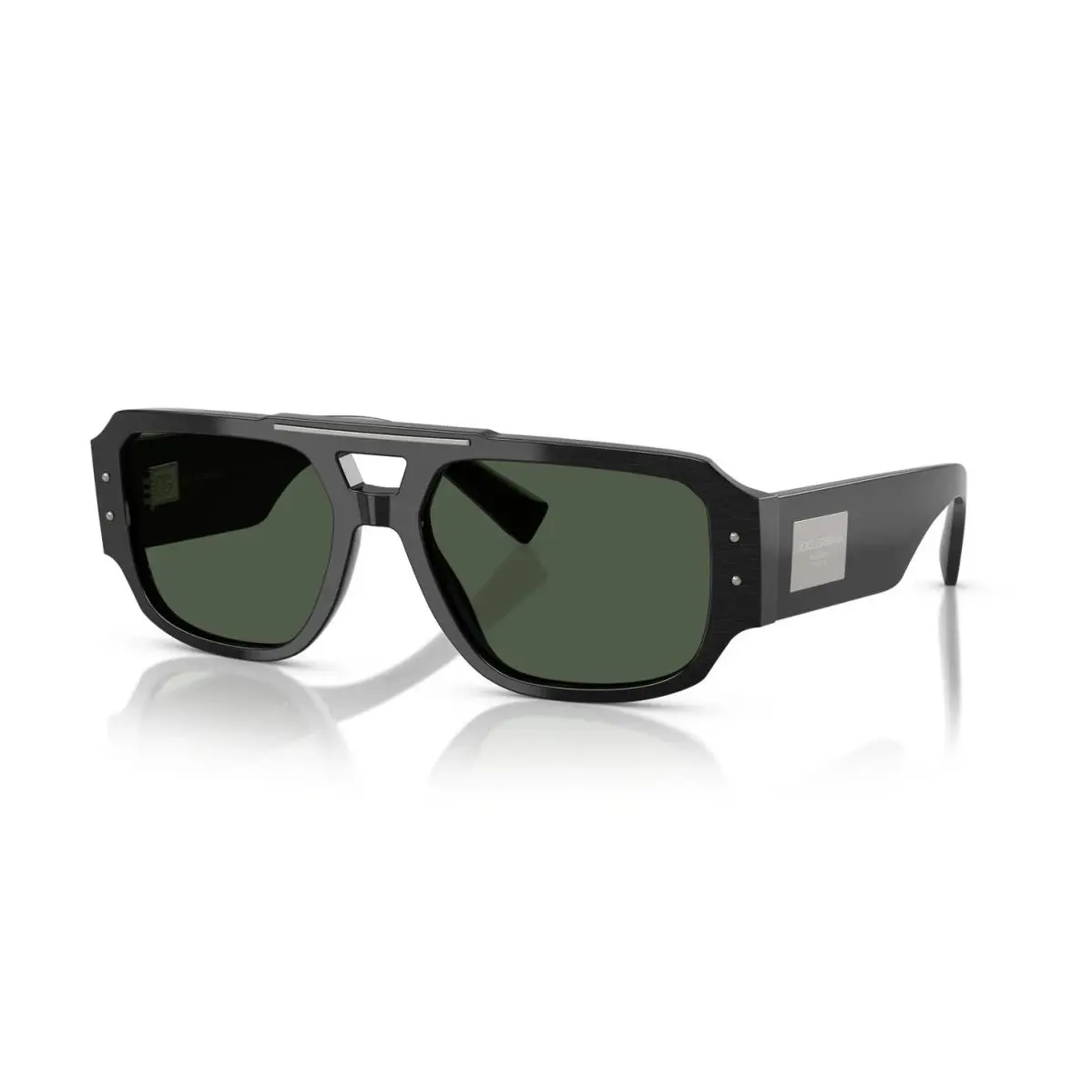 Dolce Gabbana DG 4482 Black/green Polarized 28209A Sunglasses by Dolce & Gabbana