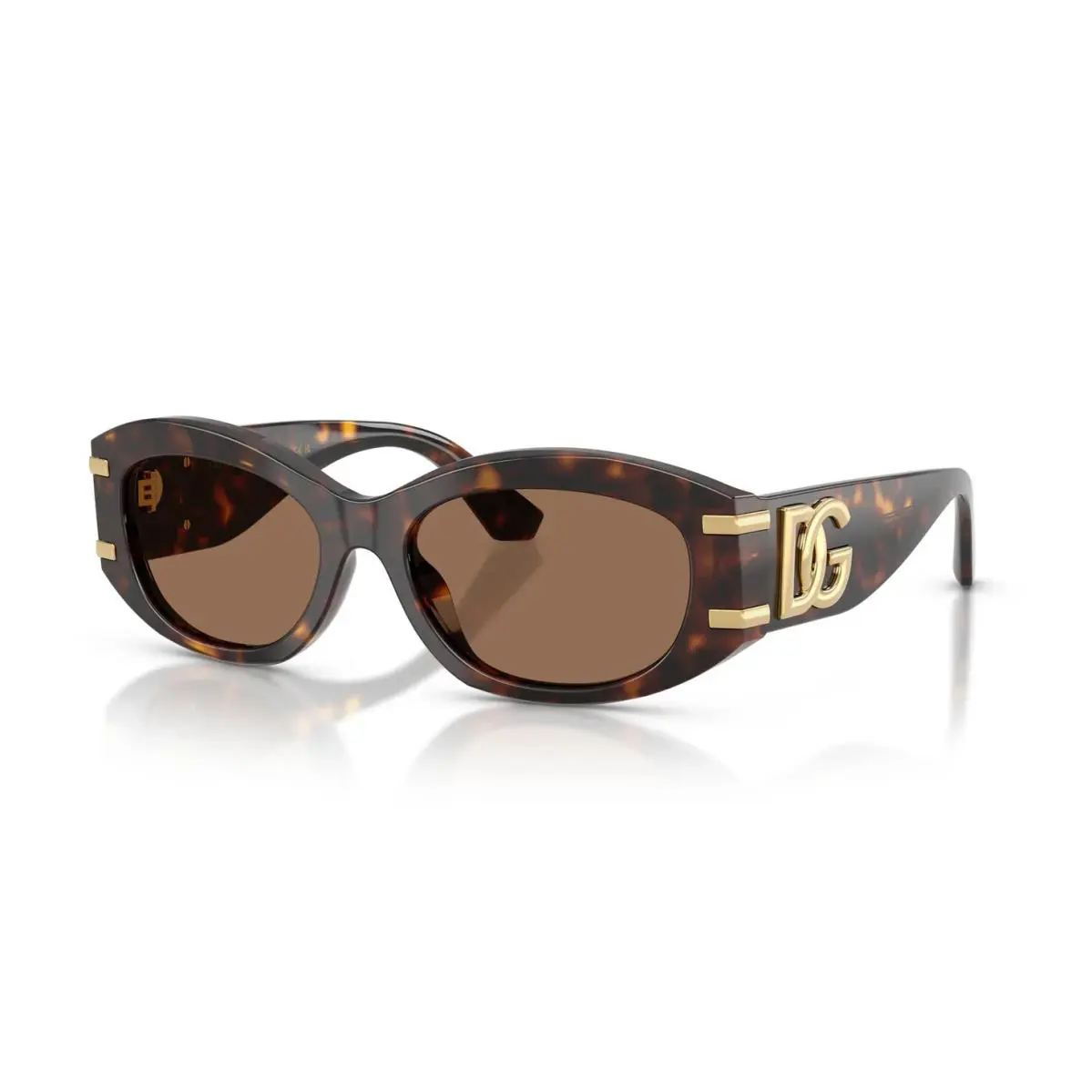 Dolce Gabbana DG 4502 Havana/brown 502/73 Sunglasses - Frame: Havana, Lens: Brown