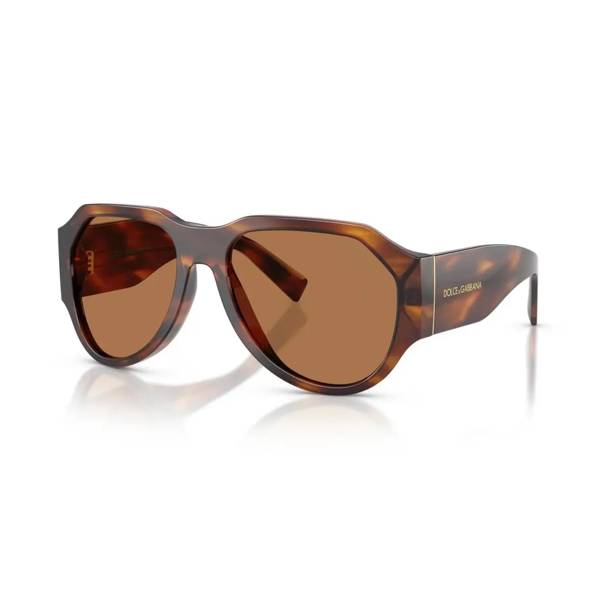 Dolce Gabbana DG 4504 Striped Brown/bronze 306373 Sunglasses