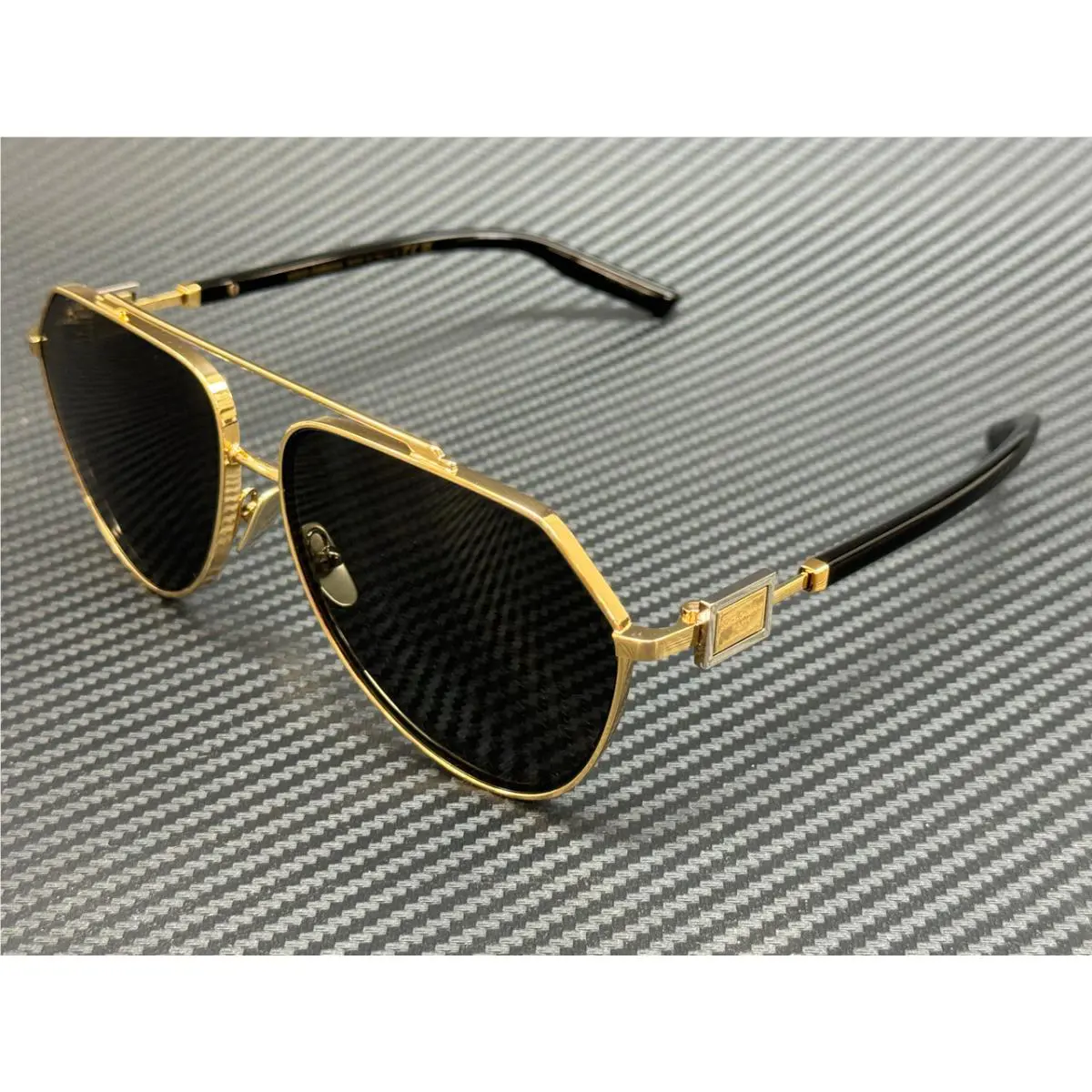 Dolce Gabbana DG2315 02 87 Gold Grey Men`s 62 mm Sunglasses