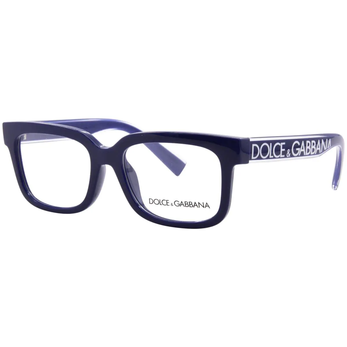 Dolce Gabbana DX5002 3094 Eyeglasses Frame Youth Kids Boy`s Blue Full Rim 47mm