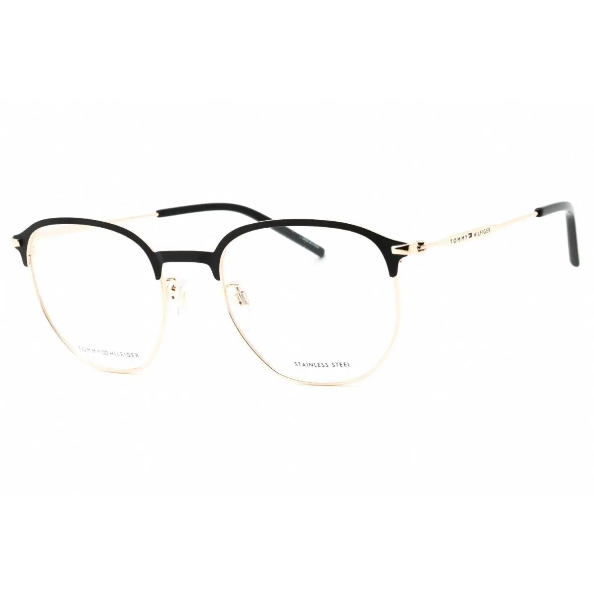 Tommy Hilfiger TH 2063/F I46 Eyeglasses Matte Black Gold Frame 53mm