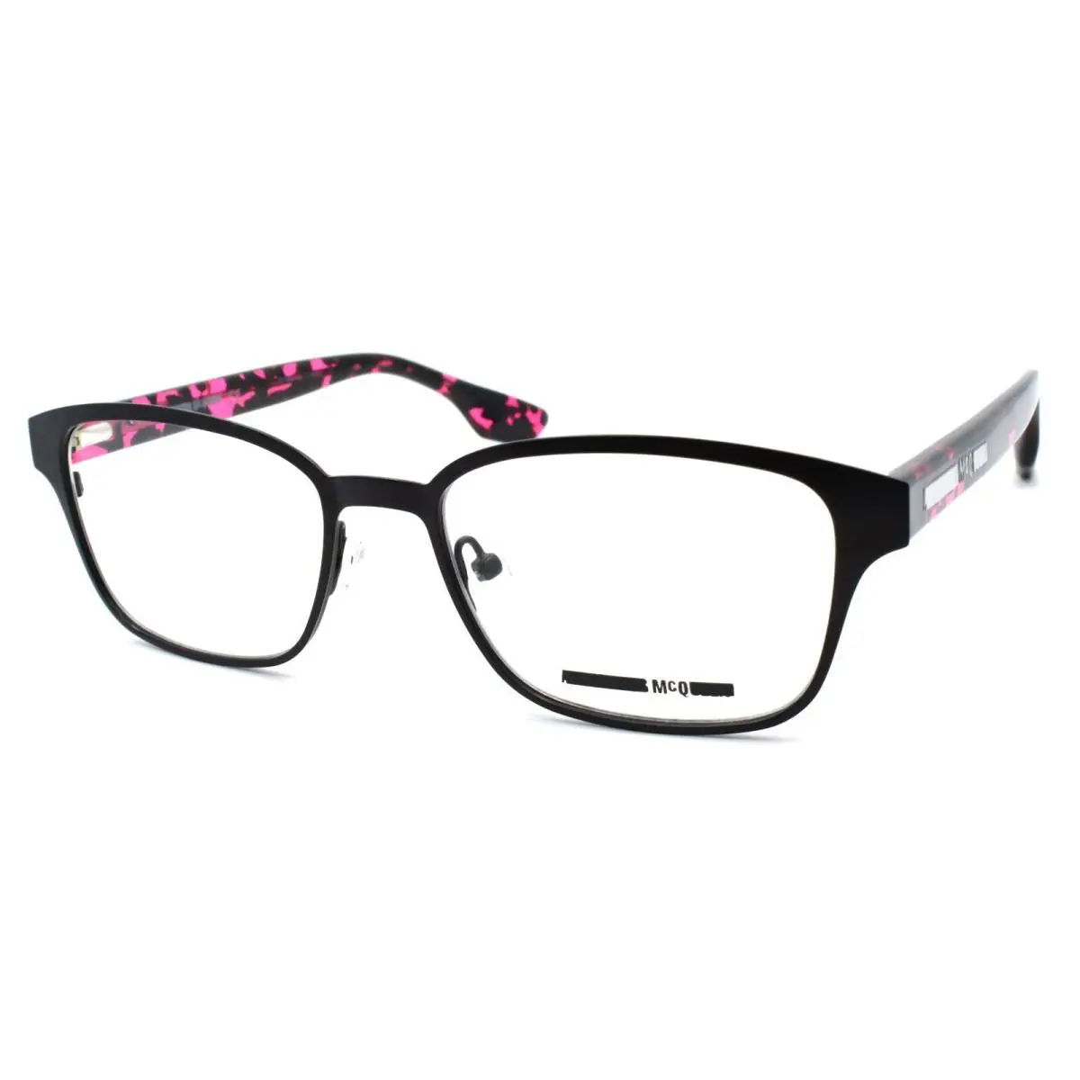 Mcq Alexander Mcqueen MQ0042O 004 Women`s Eyeglasses 52-17-145 Black / Pink by Alexander McQueen
