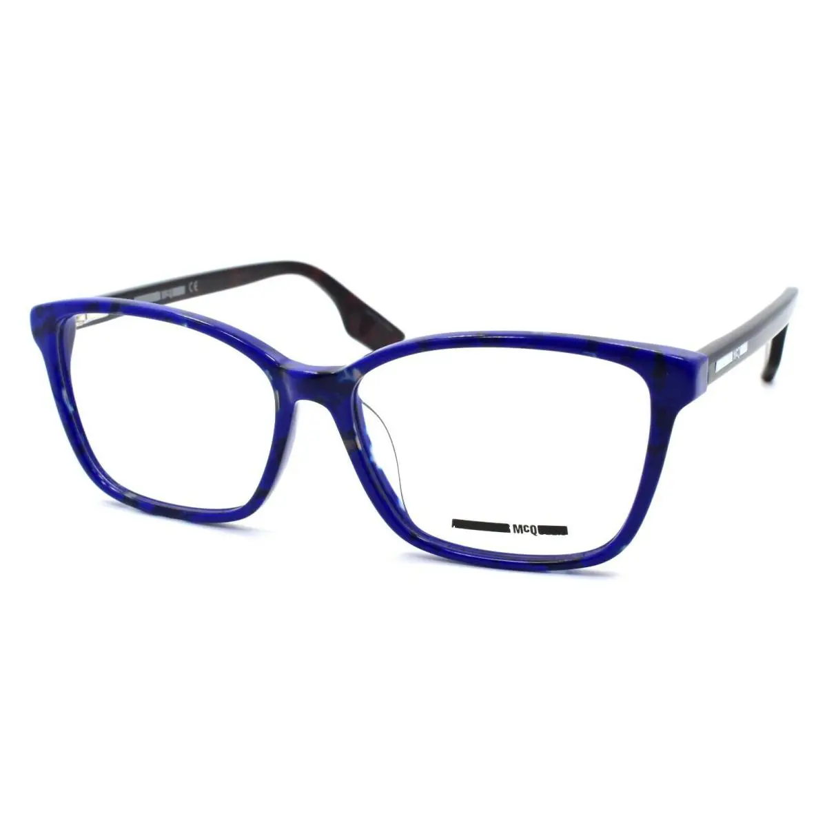 Mcq Alexander Mcqueen MQ0062OA 002 Women`s Eyeglasses 55-15-145 Blue Havana by Alexander McQueen