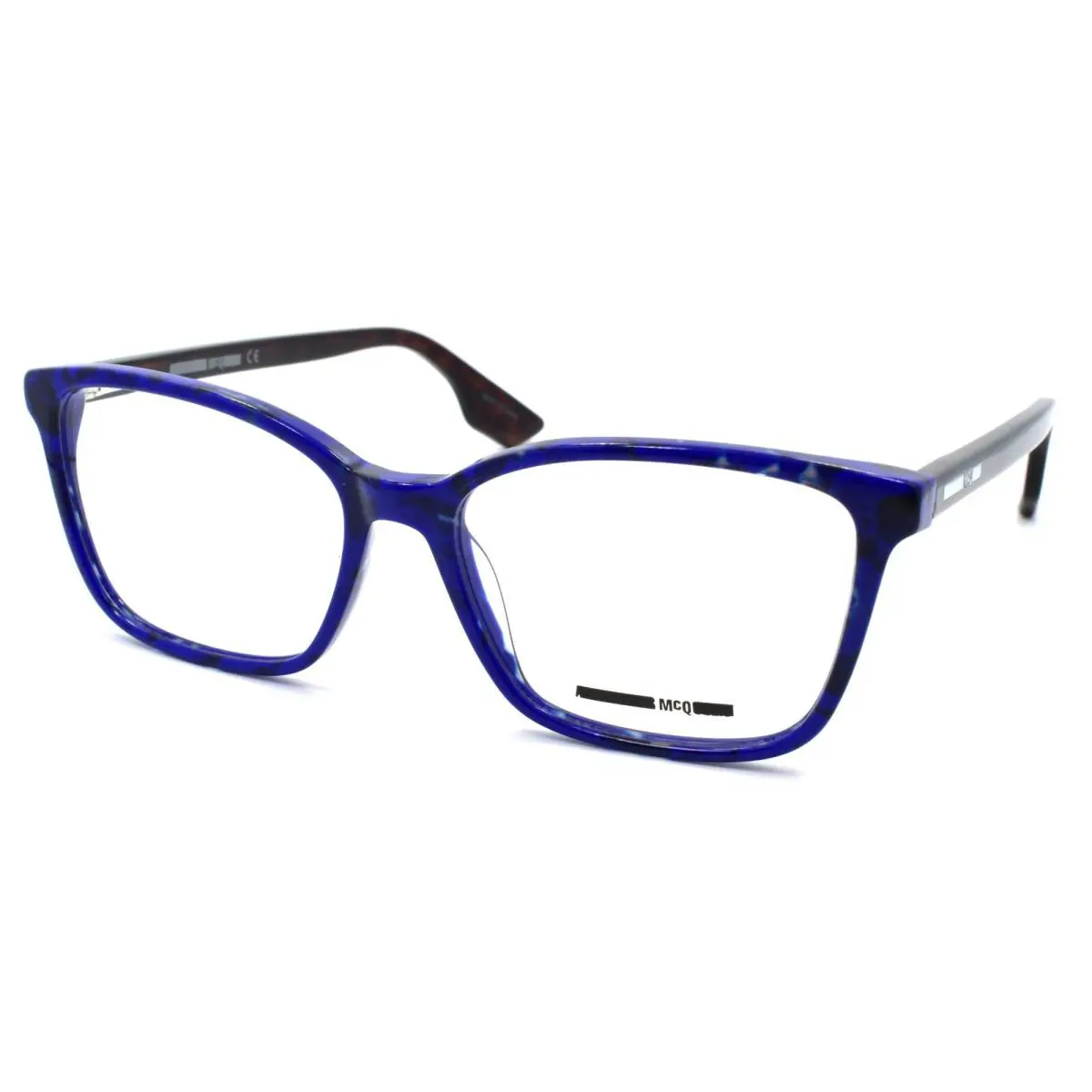 Mcq Alexander Mcqueen MQ0062O 002 Women`s Eyeglasses 54-16-145 Blue Havana by Alexander McQueen
