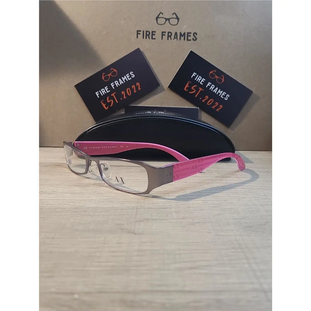 Armani Exchange AX230 D9A Eyeglasses Frames 51-17-130 Pink Rare Find
