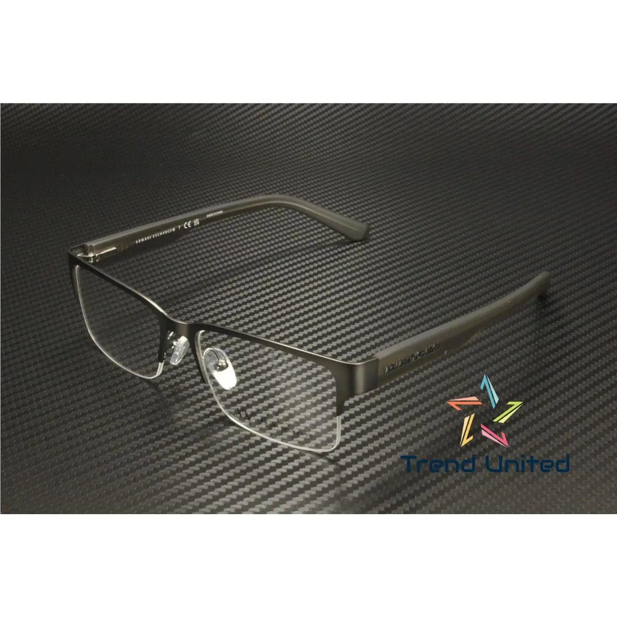 Armani Exchange Men`s Ax1014 Rectangular Sunglasses Matte Gunmetal