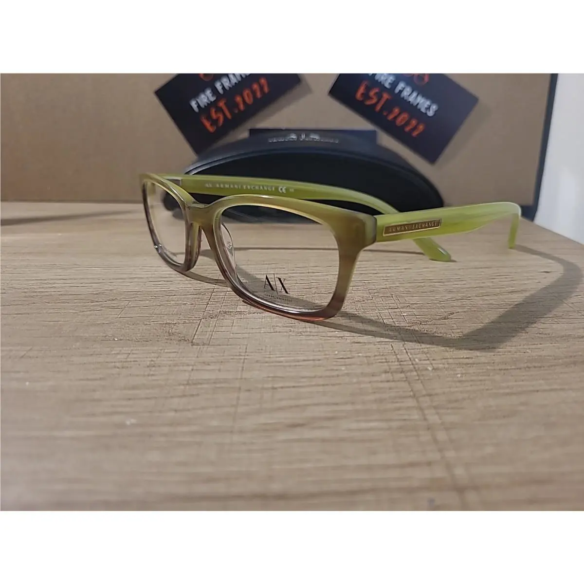 Armani Exchange AX 232 0D9N Green Ombre Eyeglasses Frames 50-16-140