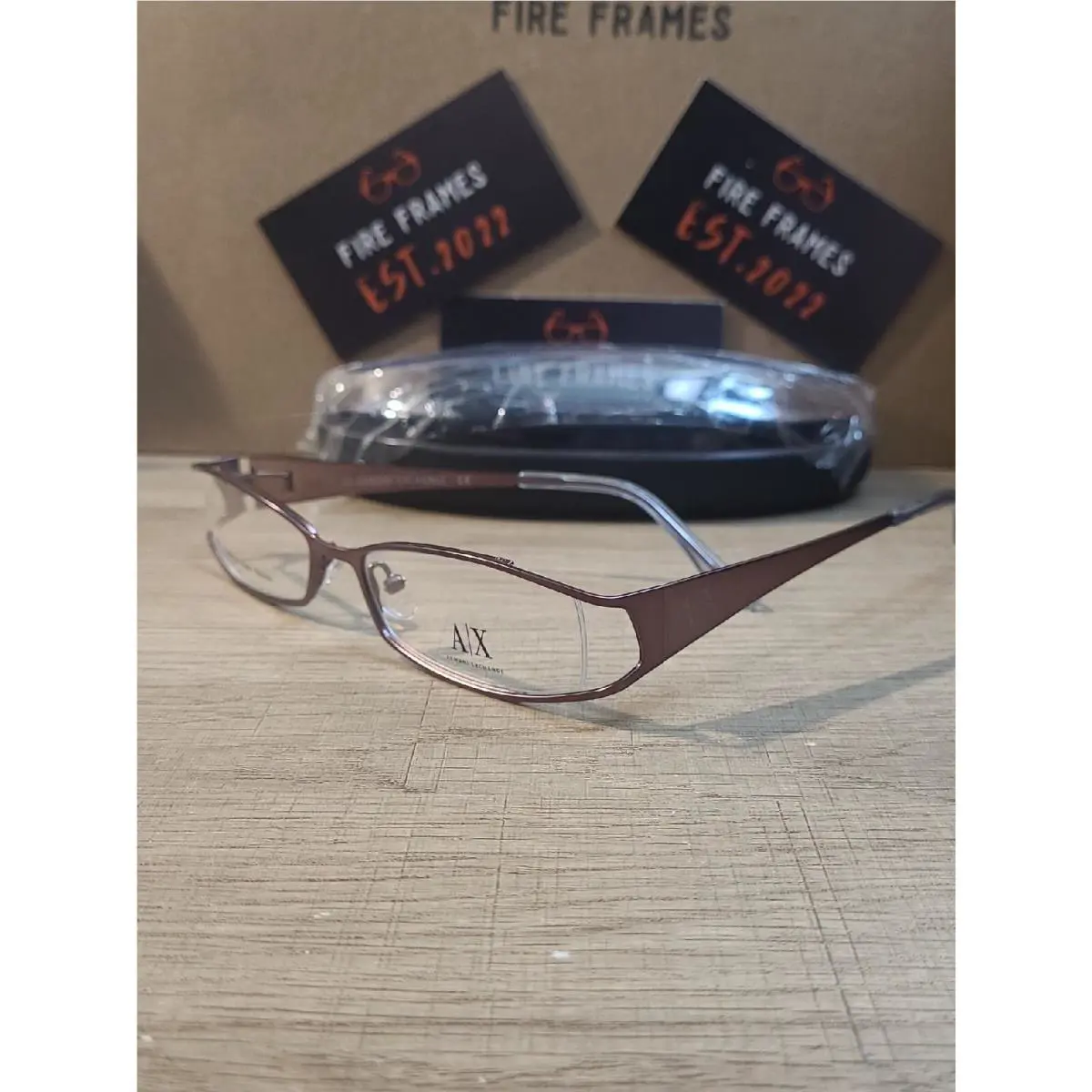 Armani Exchange AX128 Jmc Purple Eyeglasses Stainless Frames 52-17-130