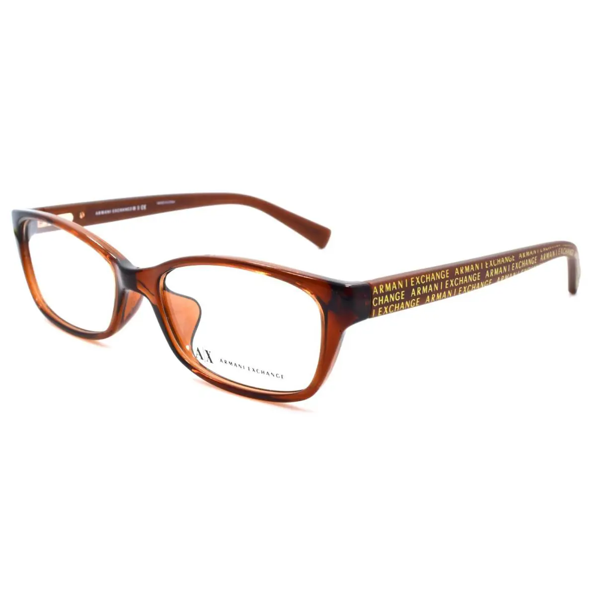 Armani Exchange AX3009F 8063 Women`s Eyeglasses Frames 53-16-140 Brown