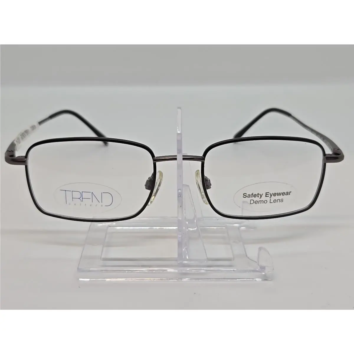 AO American Optical Trend Titmus Safety Eyeglasses 48-18-140 Black/gray