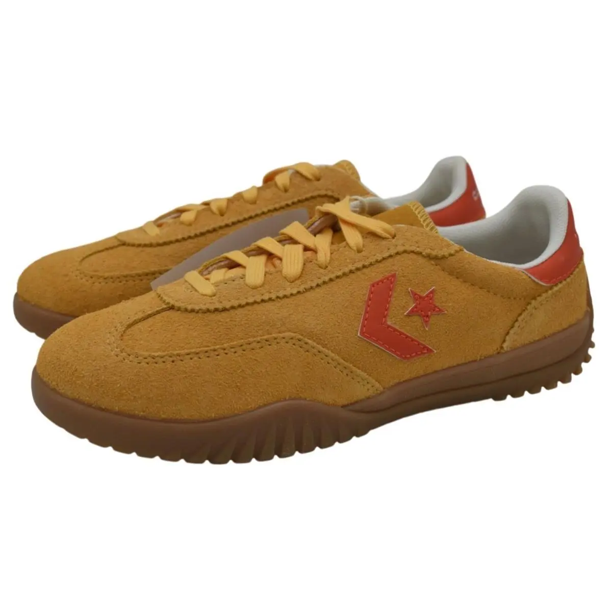 Converse Womens Size 7 Run Star Trainer Orange Red Sneakers Shoes