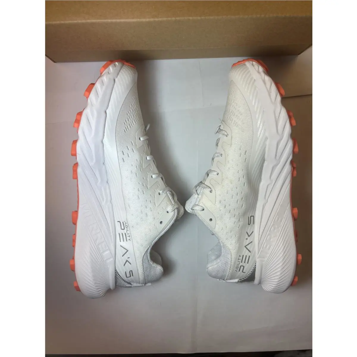 Merrell shoes - Agility Peak 5 - Agility Peak - J068710 - White/Flare (UPC: 0195021292463) 8