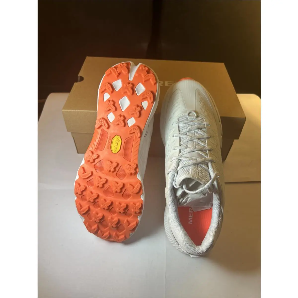 Merrell shoes - Agility Peak 5 - Agility Peak - J068710 - White/Flare (UPC: 0195021292463) 10