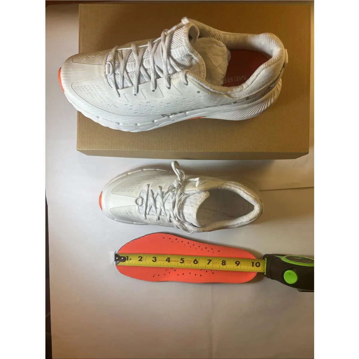 Merrell shoes - Agility Peak 5 - Agility Peak - J068710 - White/Flare (UPC: 0195021292463) 12