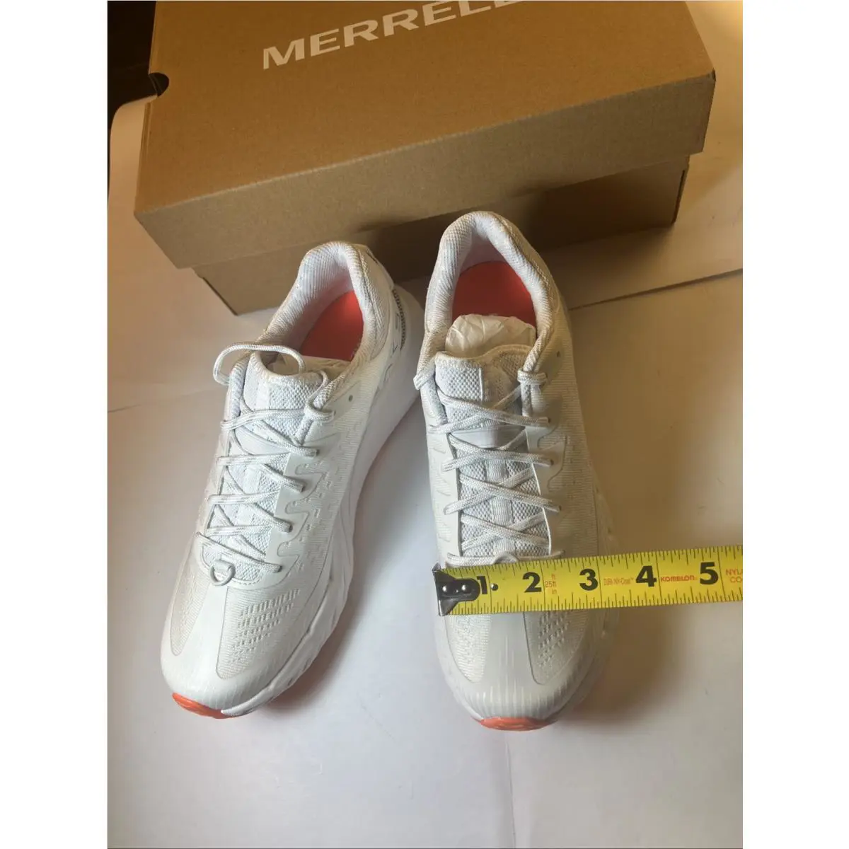 Merrell shoes - Agility Peak 5 - Agility Peak - J068710 - White/Flare (UPC: 0195021292463) 5