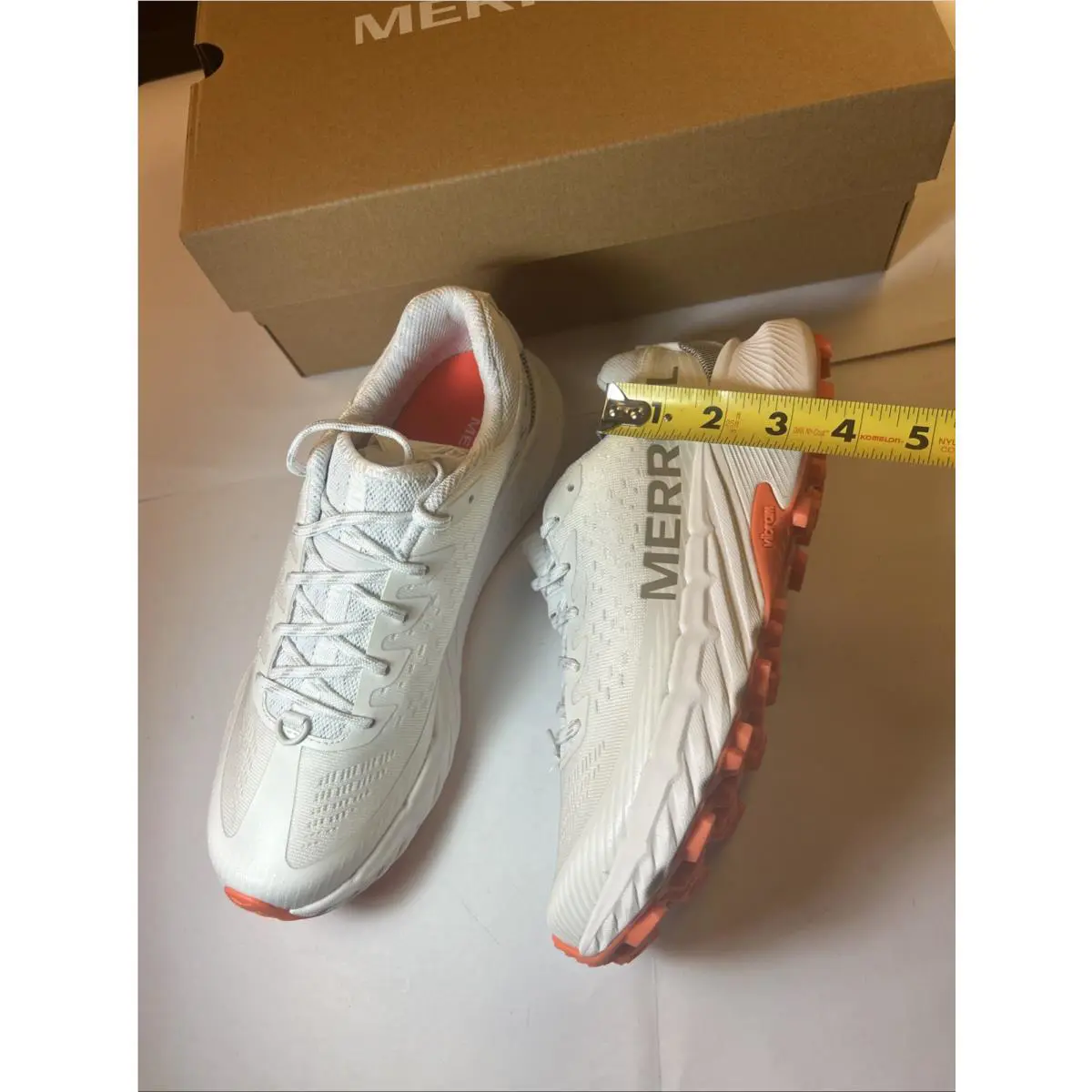 Merrell shoes - Agility Peak 5 - Agility Peak - J068710 - White/Flare (UPC: 0195021292463) 6