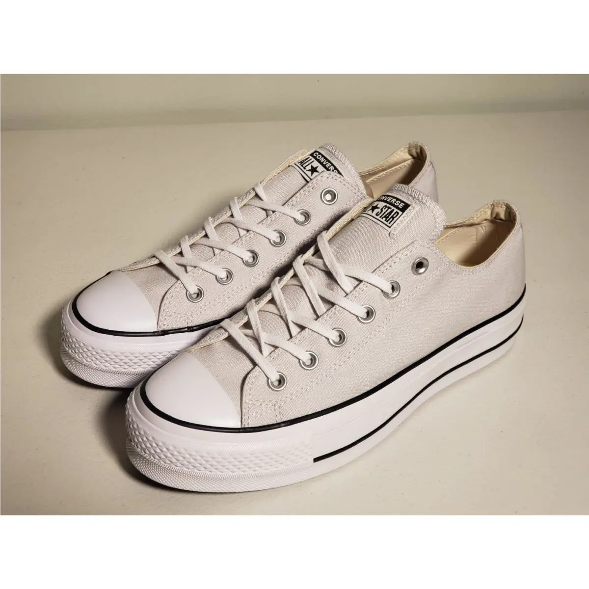 Converse shoes - Converse Chuck Taylor All-Star Lift Platform - 560686C - Mouse/White/Black 0