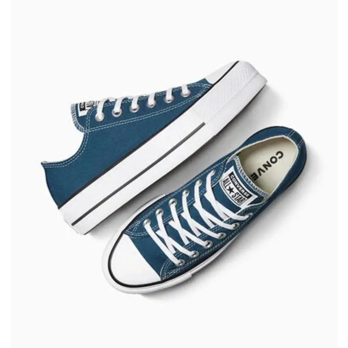 Converse shoes - Converse Chuck Taylor All Star Platform Low - Blue 2