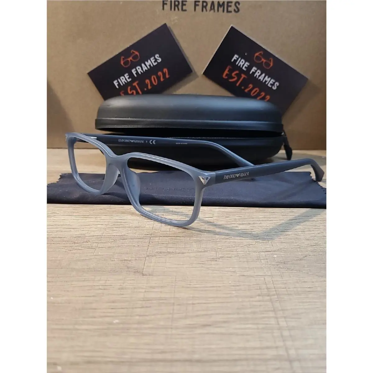 Emporio Armani EA3072F 5454 Opal Grey Eyeglasses Frames 56-16-140