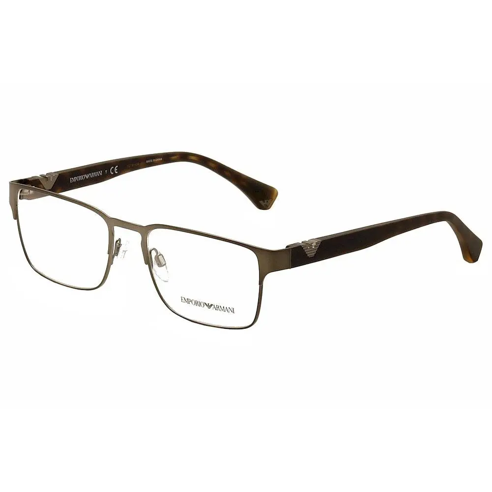 Emporio Armani Eyeglasses EA1027 EA/1027 3003 Matte Gunmetal Optical Frame 55mm