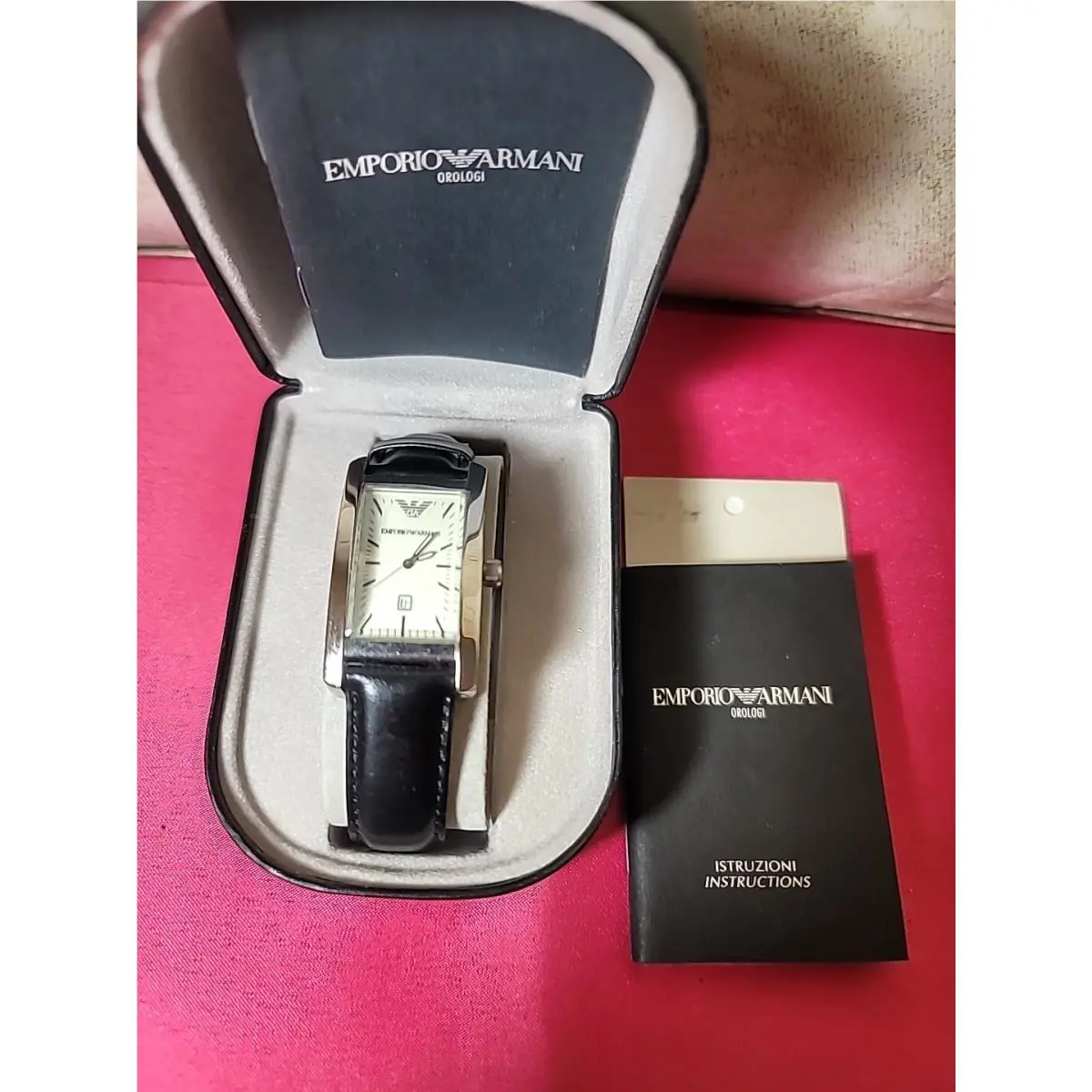 Vintage Emporio Armani Ladies Watch and C.o.a
