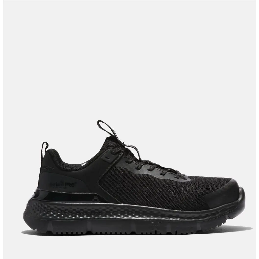 Women`s Timberland Pro® Setra Comp-toe Athletic Work Sneakers Black 0A5RSX Wide