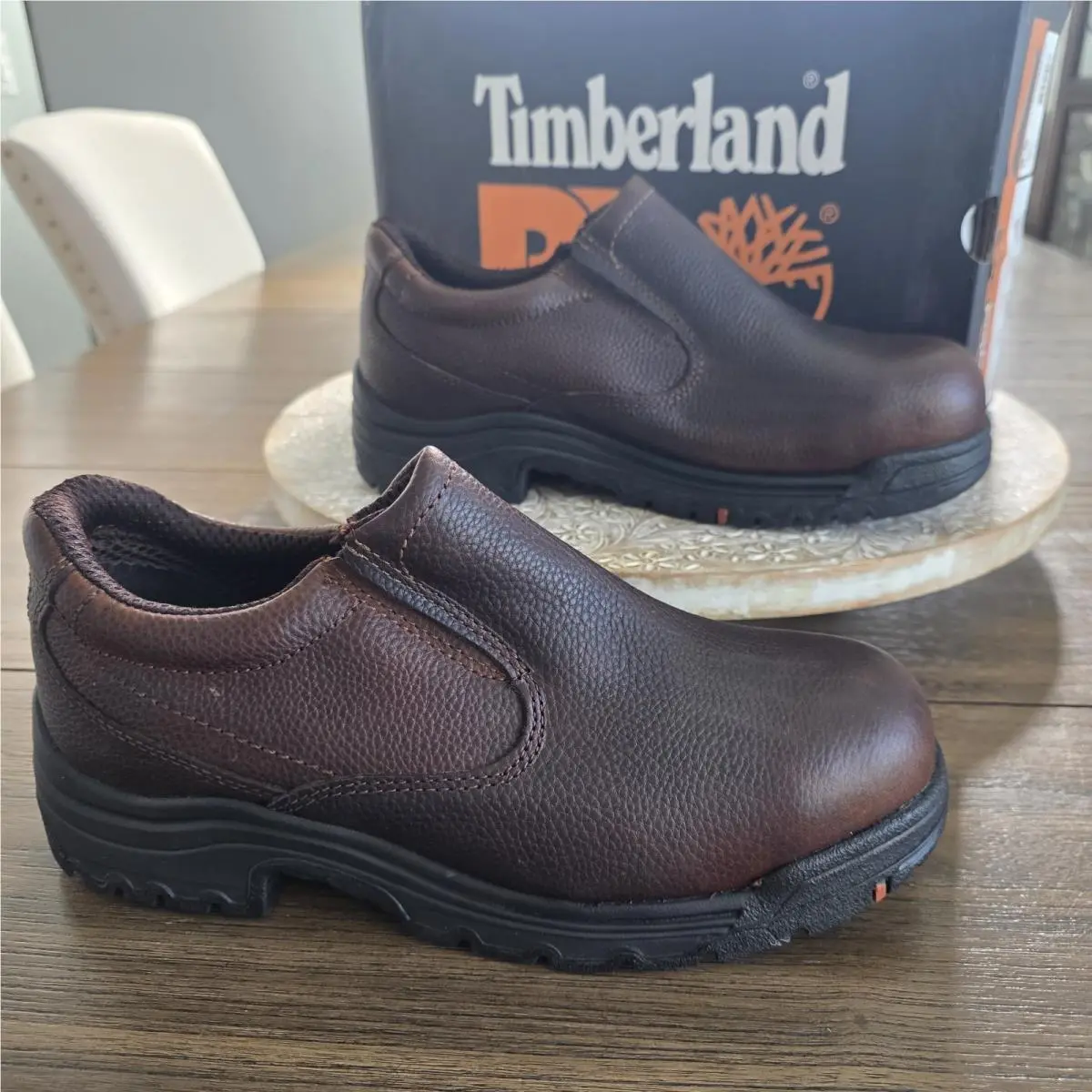 Timberland Pro Titan Slip-on Alloy Safety Toe Work Shoes Men`s Size 9.5