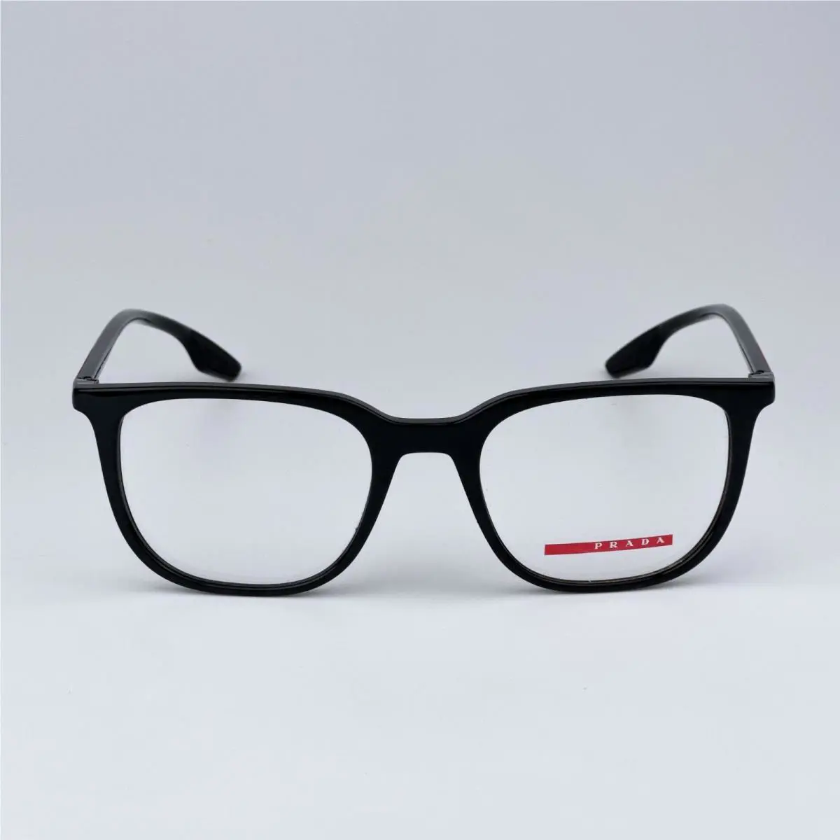 Prada Linea Rossa Men Eyeglasses Black Square Pilot PS01OV 1AB1O1