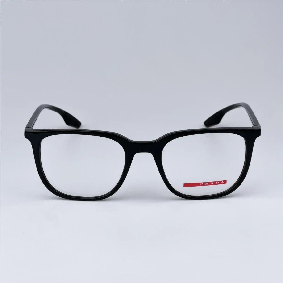 Prada Linea Rossa Men Eyeglasses Black Square Pilot PS01OV 1AB1O1