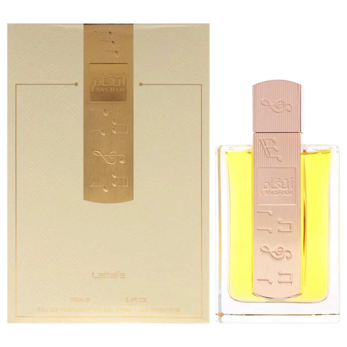 2 Pack Angham by Lattafa For Unisex - 3.4 oz Edp Spray