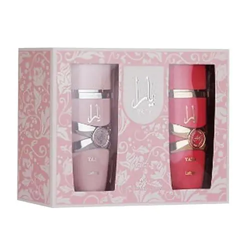 Lattafa Yara 2Pcs Gift Set Yara 3.4oz Edp Spray + Yara Candy 3.4oz Edp Spray