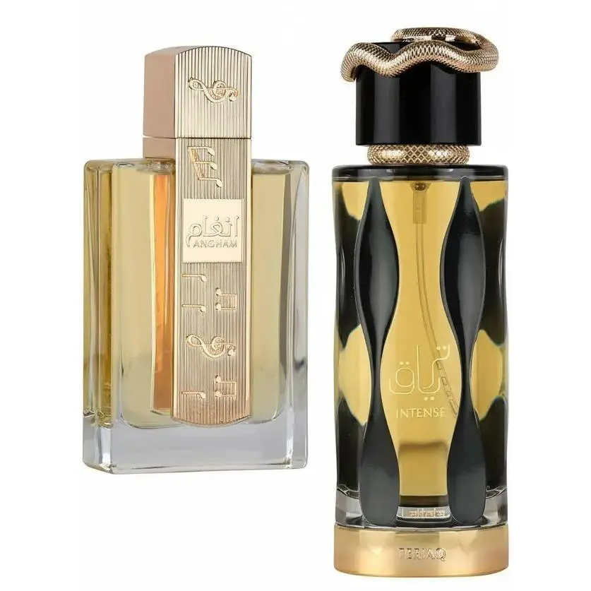 Lattafa Teriaq Intense Angham Edp 3.4 oz Combo Pack