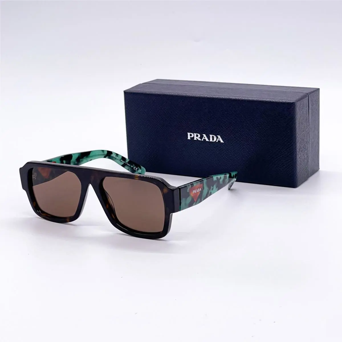 Prada Unisex PR22YS 2AU06B Sunglasses Green PR 22YS Prada Spr 22Y