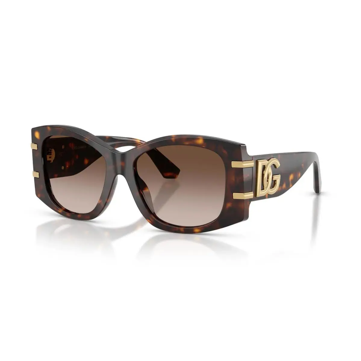 Prada Dolce Gabbana DG 4501 Havana Gold/brown Shaded 502/13 Sunglasses