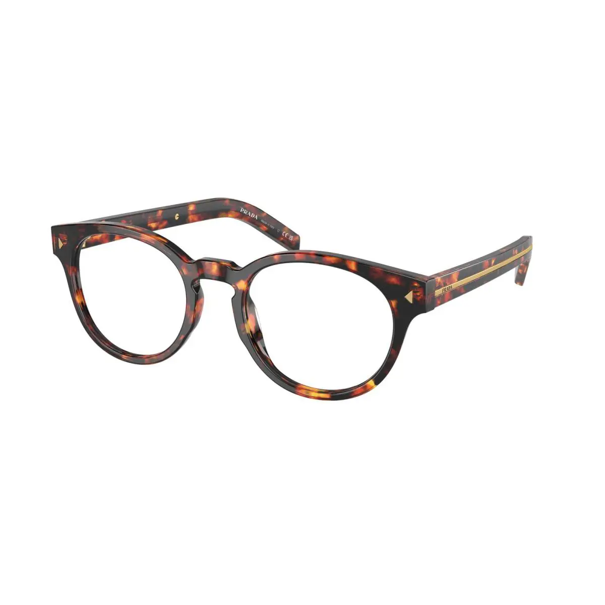 Prada A14V Eyeglasses 14O1O1 Tortoise