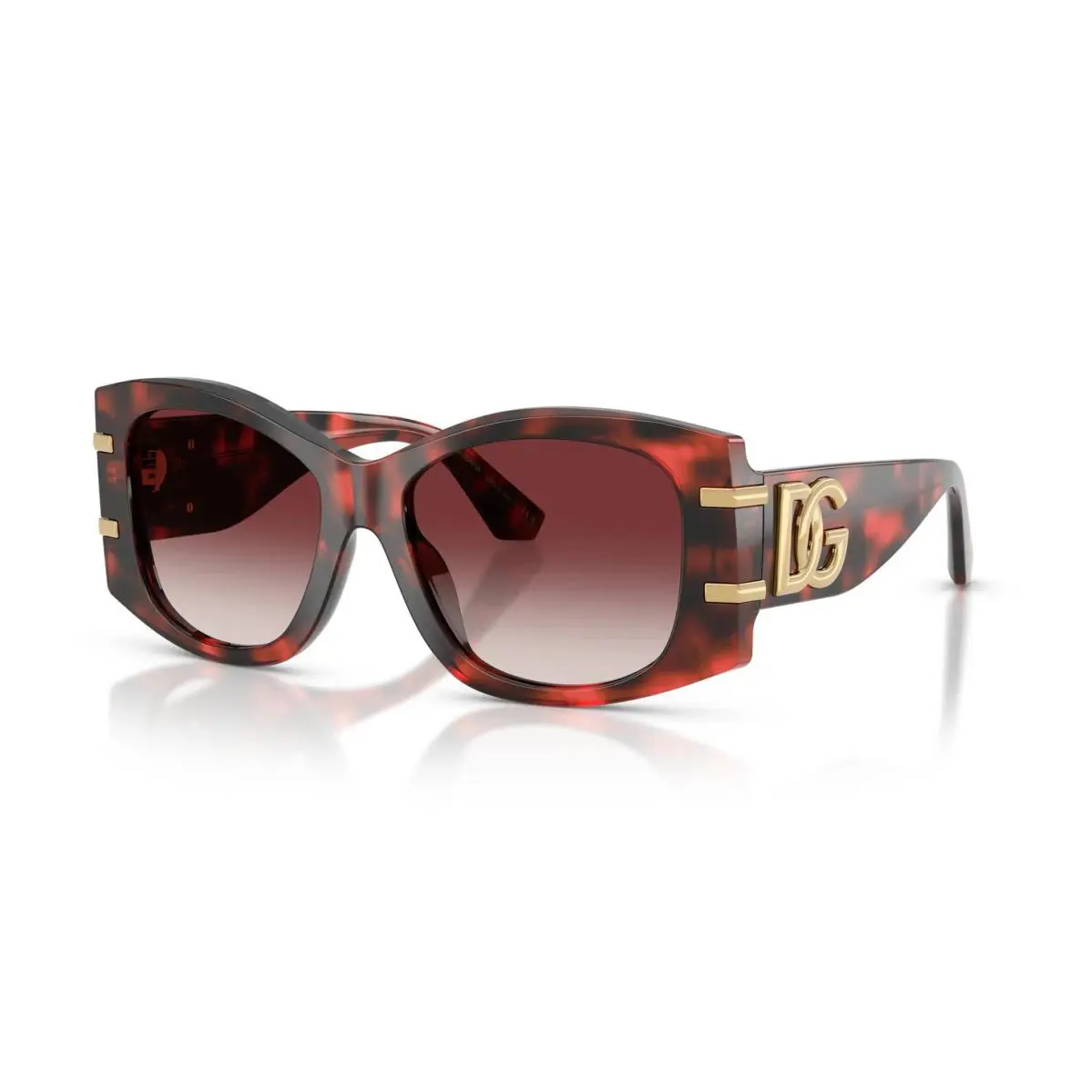 Prada Dolce Gabbana DG 4501 Red Havana/dark Brandy Shaded 33588H Sunglasses