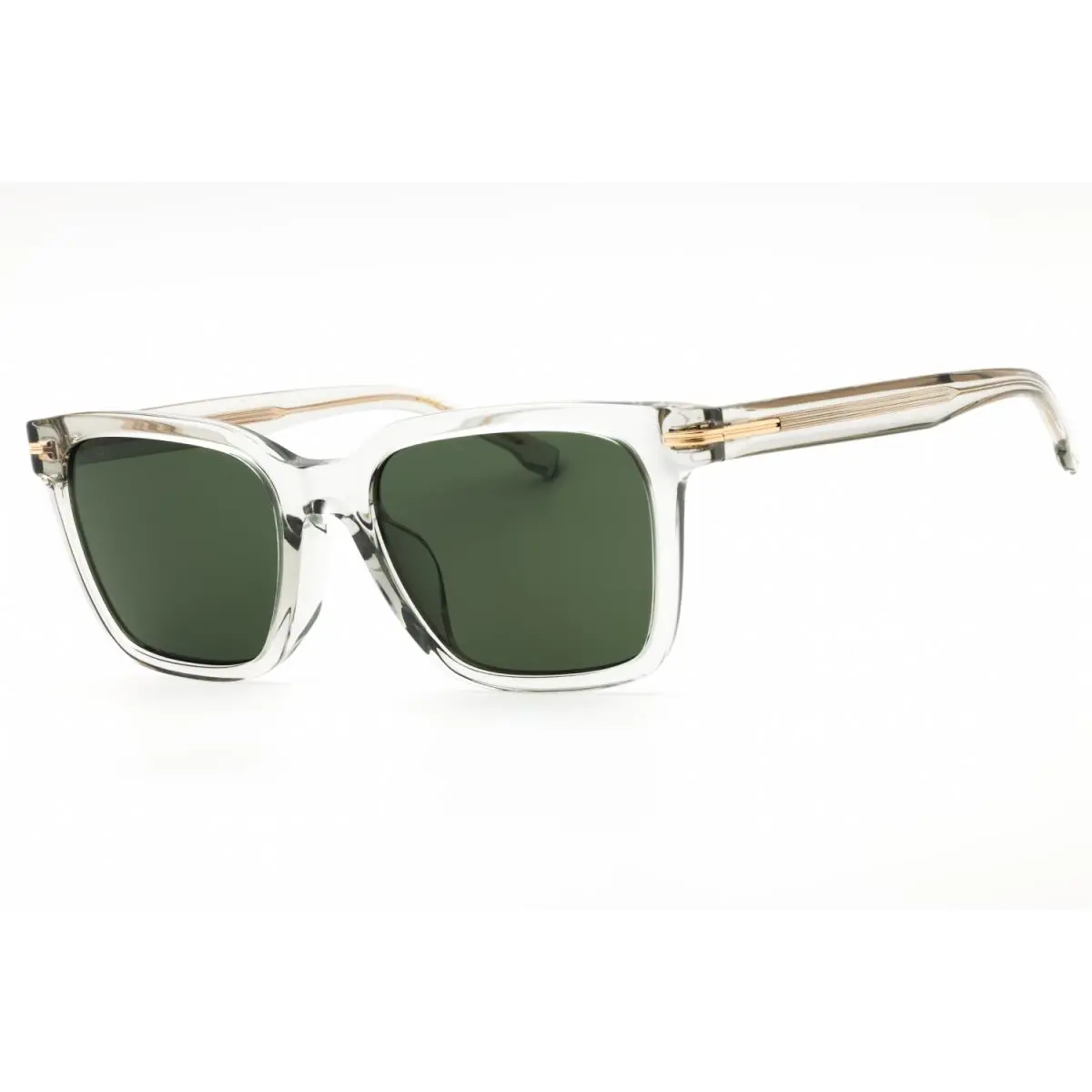 Hugo Boss 1540/F/SK KB7 QT Sunglasses Gray Frame Green Lenses 54mm