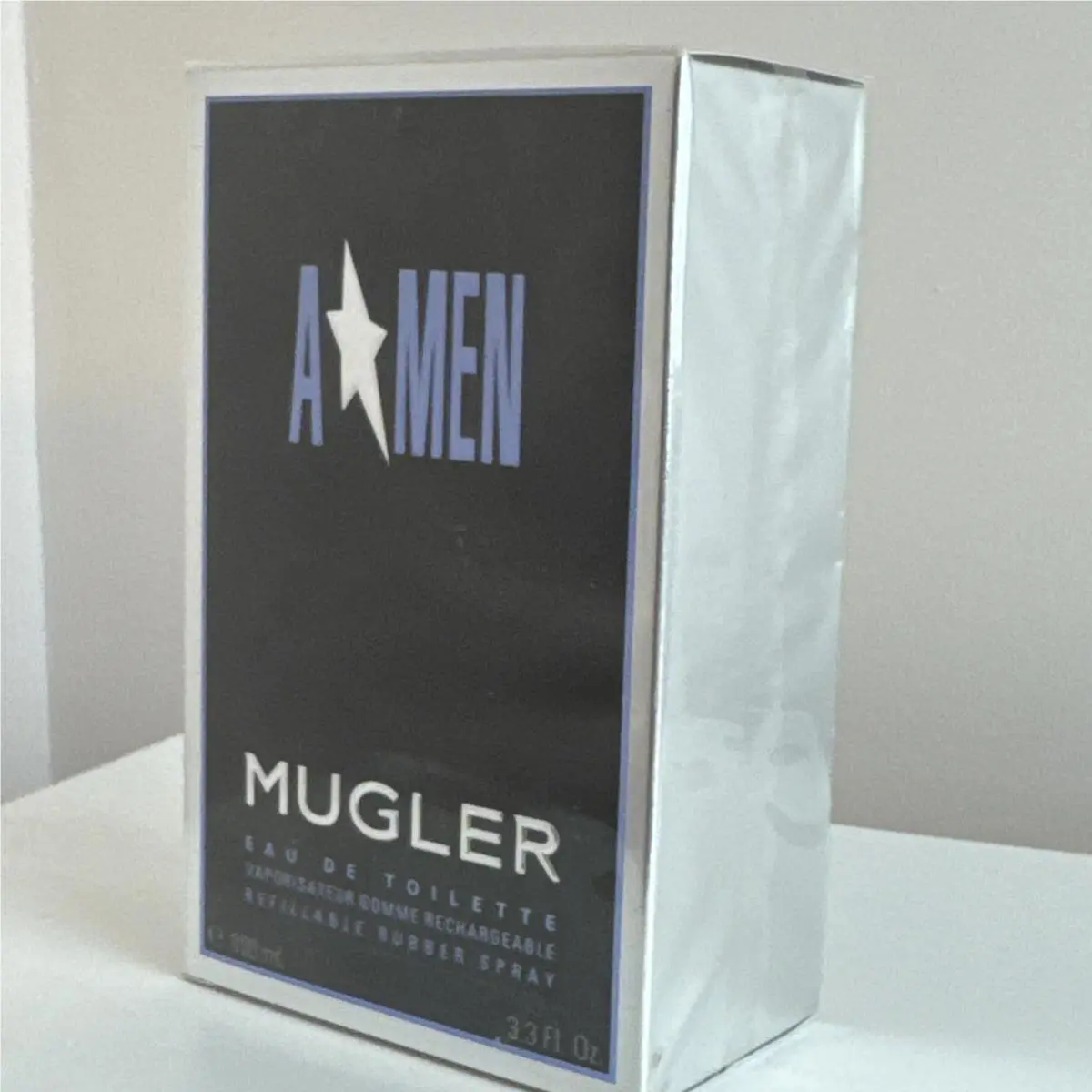 A Men Eau de Toilette 3.3oz/100ml Refillable Rubber Edt by Mugler
