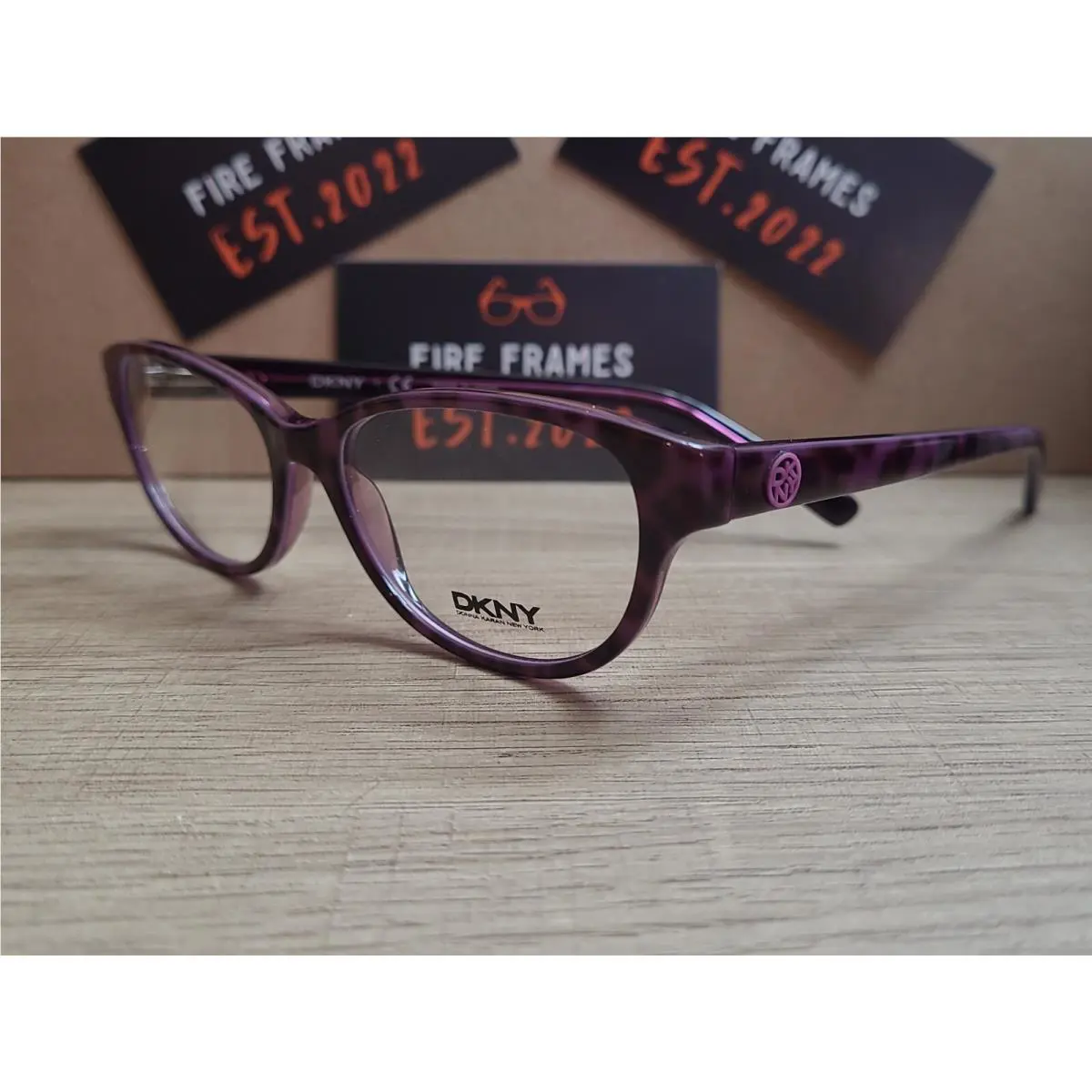 Dkny DY 4642 3616 Purple Tortoise Eyeglasses Women`s Frames 53-16-140