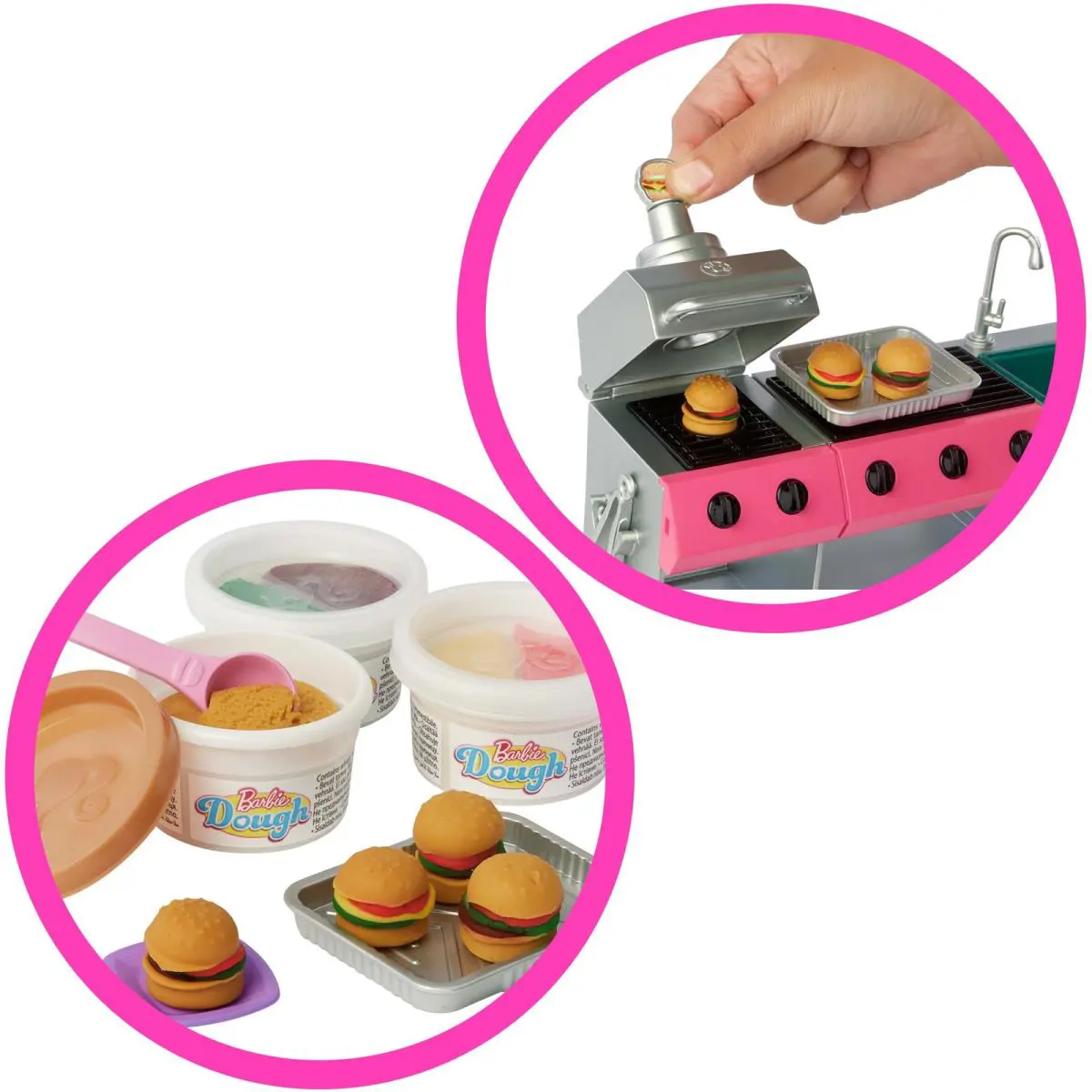 Mattel HRJ78 Barbie Dream Camper Playset with Roof Tent Bbq Grill with