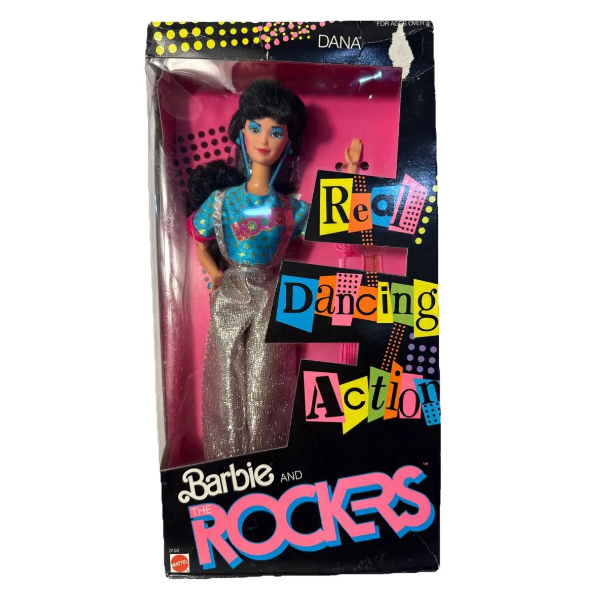 Vintage Barbie and The Rockers Dana 1986 Mattel 3158 Real Dancing Action