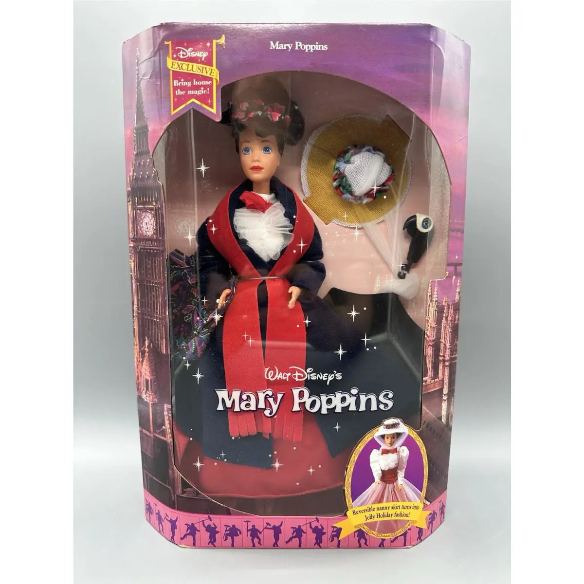 1993 Disney Mary Poppins Doll 10313 Mattel Vintage Nrfb