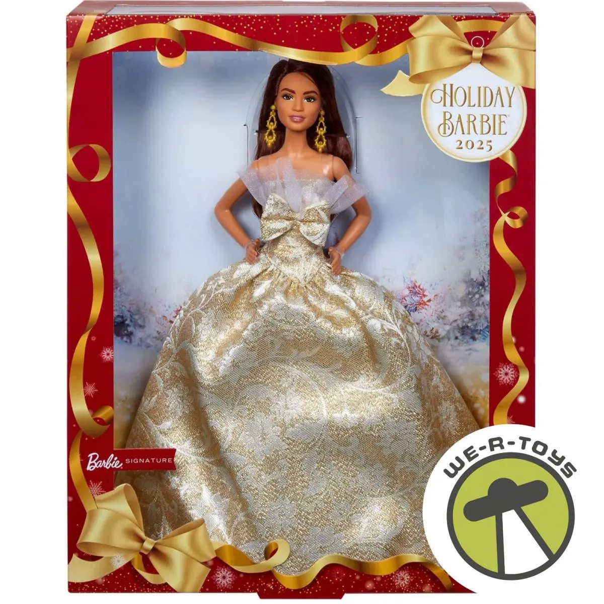 Barbie Signature 2025 Holiday Barbie Fashion Doll Latina Mattel JBH97