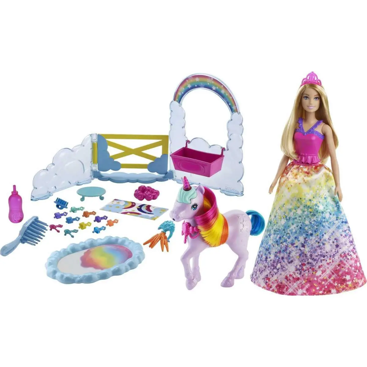 Barbie Dreamtopia Rainbow Potty Unicorn Playset