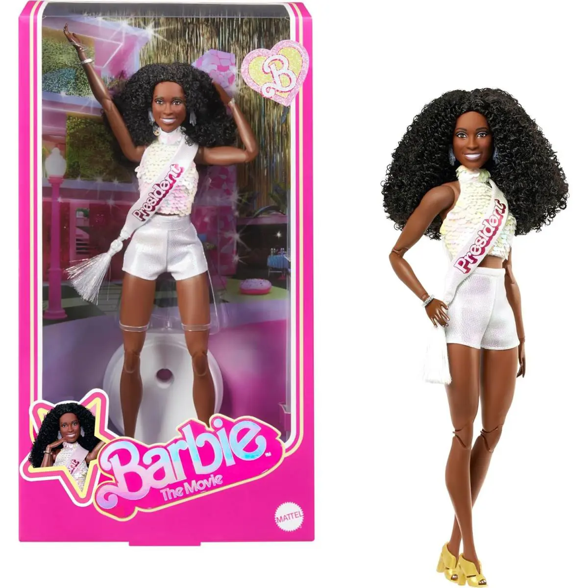 Barbie The Movie President Collectible Doll Issa Rae as