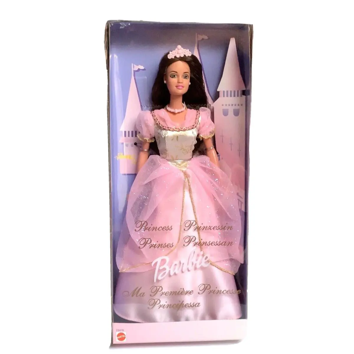 Princess Barbie Doll Vintage Mattel Foreign Issue Indonesia 1999 Worn Out Box
