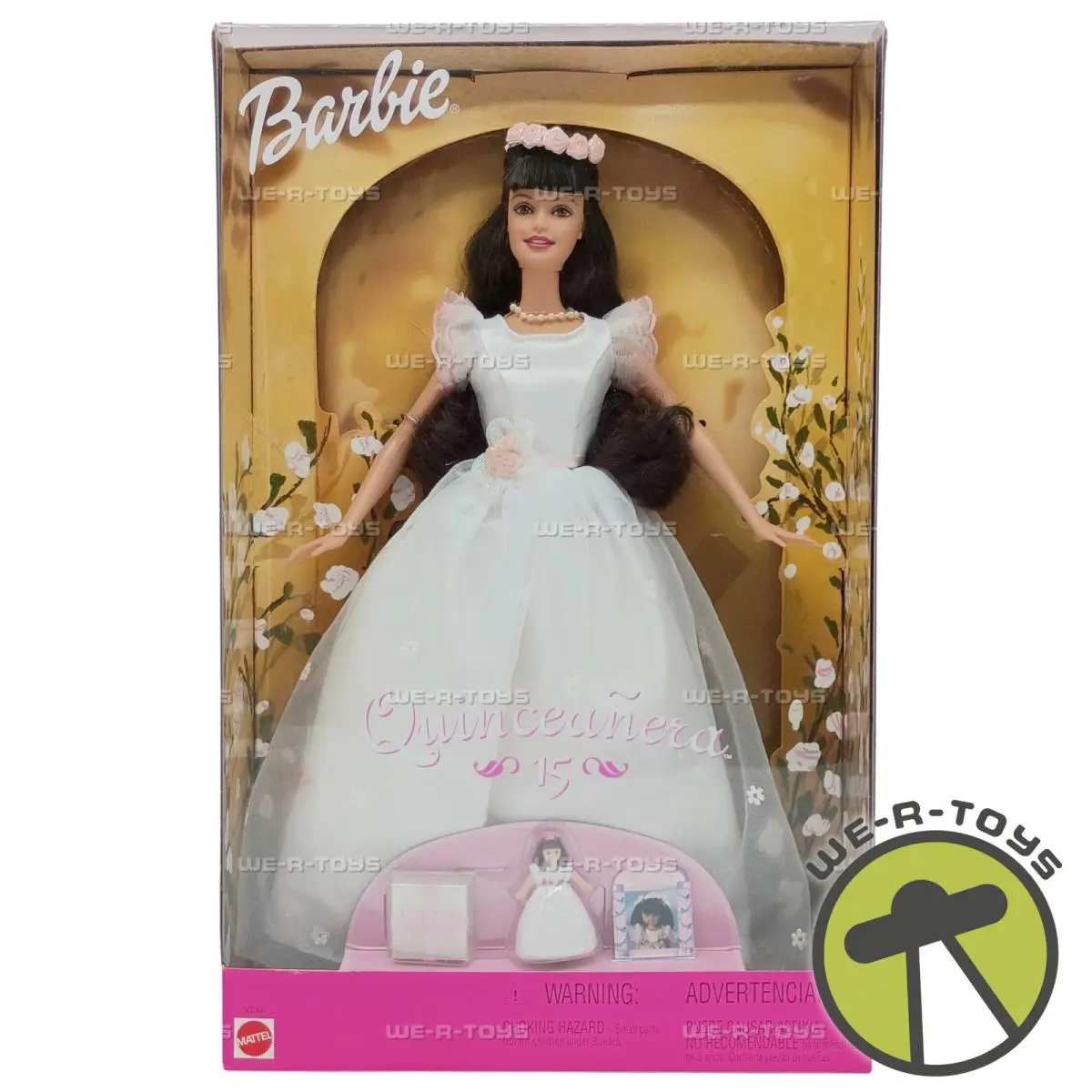 Barbie Quinceanera 15 Doll In White Gown 2000 Mattel 50286