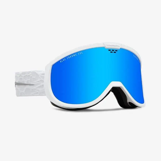 Electric Visual - Cam Goggle Matte White Nuron/blue Chrome